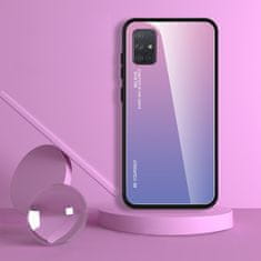 IZMAEL Puzdro Gradient Glass pre Samsung Galaxy A71 - Ružová KP10473