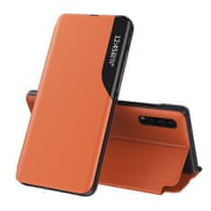 IZMAEL Elegantné knižkové puzdro View Case pre Samsung Galaxy A50/Galaxy A50s/Galaxy S30 - Oranžová KP10622