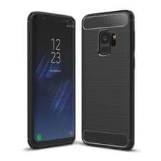 IZMAEL Carbon Shield TPU puzdro pre Samsung Galaxy S9 - Čierna KP10708