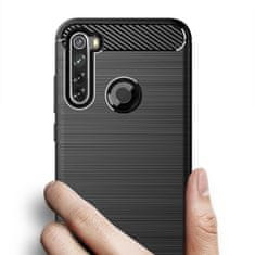 IZMAEL Carbon Shield TPU puzdro pre Xiaomi Redmi Note 8T - Čierna KP10695