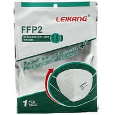 IZMAEL 20x Rúško Respirátor FFP2 LEIKANG-Biela KP11052