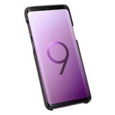 iCARER Kožené knížkové puzdro z pravej kože pre Samsung Galaxy S9 Plus - Čierna KP14907