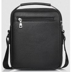 IZMAEL Pánska Crossbody Taška WEIXIER Max-Čierna KP15410