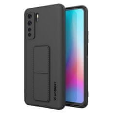 WOZINSKY Wozinsky puzdro Kickstand pre Huawei P40 Lite 5G - Čierna KP15638