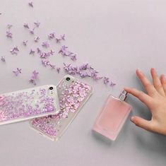Vennus presýpacie trblietavé puzdro pre Samsung Galaxy A6 2018 - Ružová KP18136