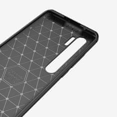 IZMAEL Carbon Shield TPU puzdro pre Xiaomi Mi Note 10/Mi Note 10 Pro - Čierna KP19378