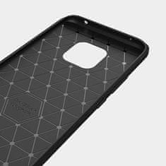 IZMAEL Carbon Shield TPU puzdro pre Huawei Mate 20 Pro - Tmavo Modrá KP19429