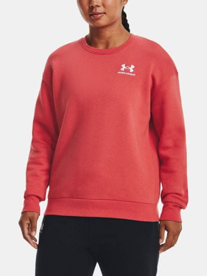 Under Armour Mikina Essential Fleece Crew-RED