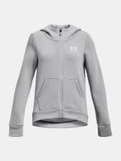 Under Armour Mikina Rival Fleece LU FZ Hoodie-GRY YXS