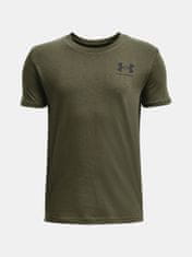 Under Armour Tričko UA SPORTSTYLE LEFT CHEST SS-GRN YMD