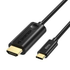 shumee Adaptérový kábel s USB Type C - HDMI 2.0 4K 60Hz 1,8m čierny