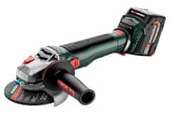 shumee METABO.UHLOVÁ BRÚSKA WB 18 LT BL 11-125 QUICK 2x5,2Ah METABOX