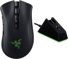 Razer DeathAdder V2 Pro + Mousa dock (RZ01-03350400-R3G0), čierna