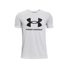 Under Armour Tričko výcvik biela S Sportstyle Logo