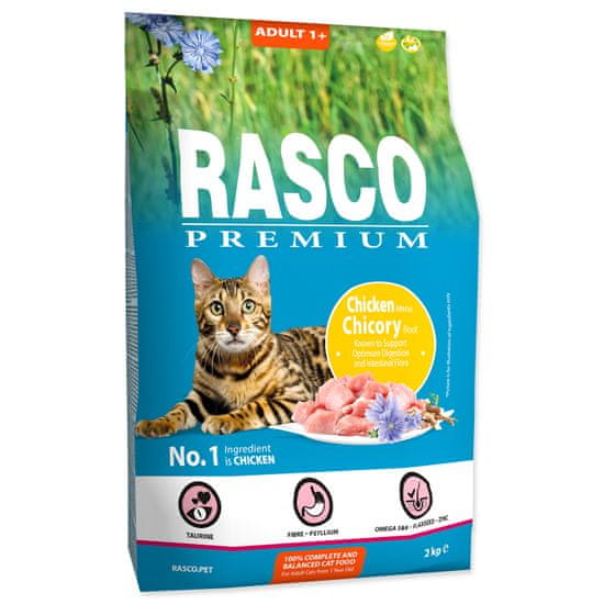 RASCO PREMIUM Granule Adult kuřecí s kořenem čekanky 2 kg