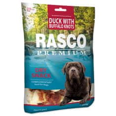 RASCO PREMIUM Pochoutka bůvolí uzle s kachním masem 5 cm 230 g