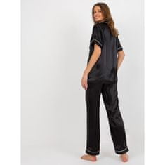 FANCY Dámske pyžamo s nohavicami ELVIRA čierne FA-PI-8322.59_394288 S-M