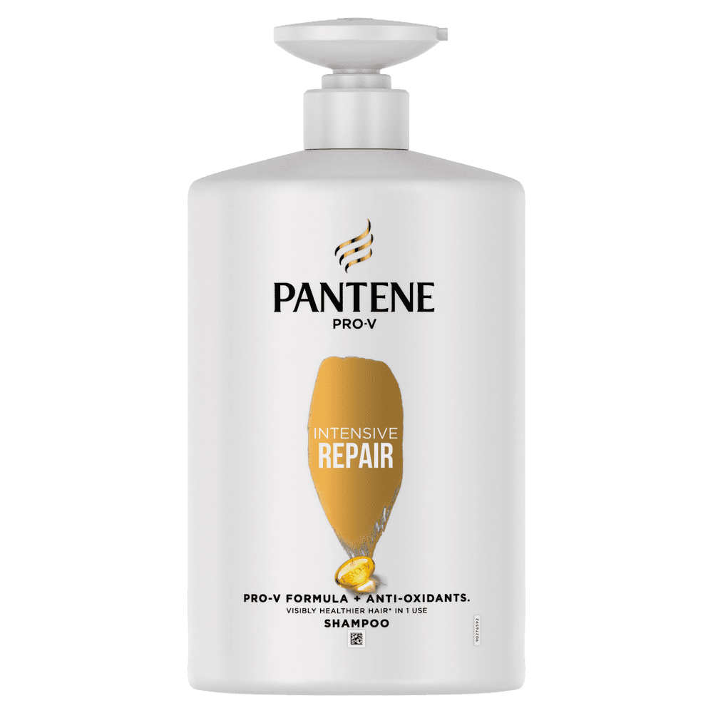 Pantene Pro-V Intensive Repair Shampoo, with antioxidants for damaged hair, 1000 ml