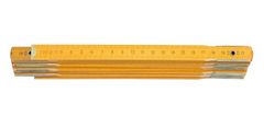 Vorel Meter skladací 2 m drevený žltý