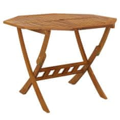 Petromila vidaXL Skladací záhradný stôl 90x75 cm masívne akáciové drevo