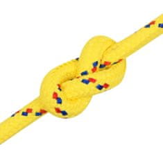 Vidaxl Lodné lano žlté 16 mm 100 m polypropylén