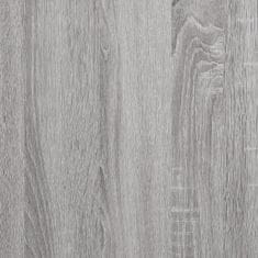 Vidaxl Stojan na akvárium sivý sonoma 101x41x58 cm kompozitné drevo