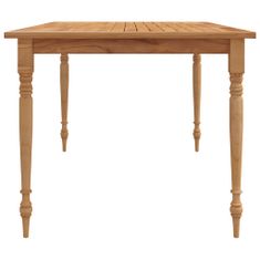 Petromila vidaXL Batavia stôl 150x90x75 cm tíkové masívne drevo