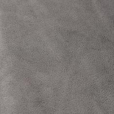 Petromila vidaXL Záťažová prikrývka s krytom šedá 152x203 cm 11 kg látka