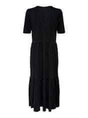 Jacqueline de Yong Dámske šaty JDYDALILA Loose Fit 15195291 Black (Veľkosť XS)
