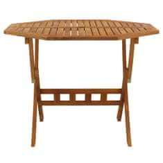 Petromila vidaXL Skladací záhradný stôl 90x75 cm masívne akáciové drevo