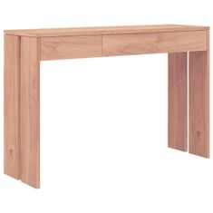 Vidaxl Konzolový stolík 110x35x75 cm teakový masív