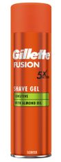 Gillette Fusion Sensitive gél na holenie 200 ml