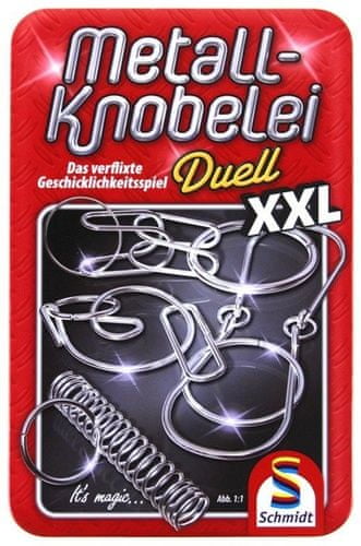 Sada kovových puzzle Duell XXL v kovovej škatuli