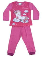 SETINO Dievčenské bavlnené pyžamo Heaven Unicorn Ružová 98 / 2–3 roky