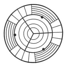 Homla Kovový kôš DUNCAN čierny 27x11 cm
