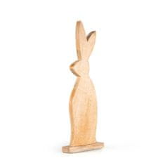 Homla Dekoratívny drevený zajac TOBY 55x20 cm