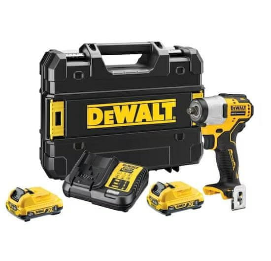 shumee DEWALT. NÁRAZOVÝ KLÚČ 3/8" 12V DCF902D2 168Nm 2x2,0Ah TSTAK