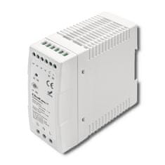 Qoltec Napájací zdroj na DIN lištu | 40W | 12V | 3,33A | Biela | Slim