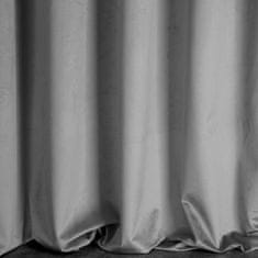 DESIGN 91 Zatemňovací záves s krúžkami - Rosa, sivý 140 x 250 cm
