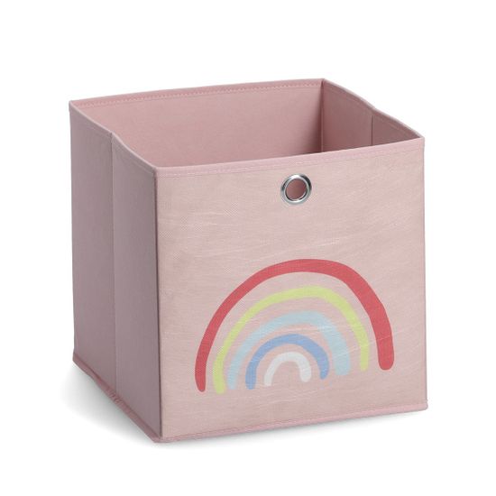 Zeller Detský úložný box Rosy Rainbow 28x28x28 cm