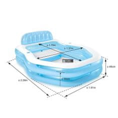 Intex Rodinný bazén INTEX 57186 SWIM CENTER SUNSHADE 229x191x135 cm