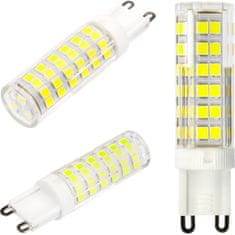 LUMILED 4x LED žiarovka G9 capsule 7W = 60W 670lm 6000K Studená biela 360°