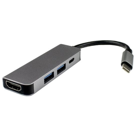 Northix Adaptér USB-C 4 v 1