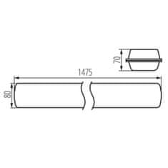 Kanlux  Prachotesné LED svietidlo Kanlux MAH LED HI 48W-NW RYF 22608