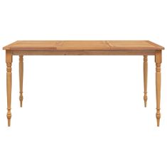 Petromila vidaXL Batavia stôl 150x90x75 cm tíkové masívne drevo