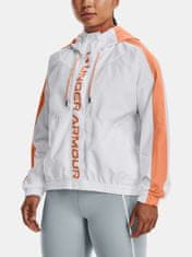 Under Armour Bunda UA Rush Woven FZ Jacket-WHT XS