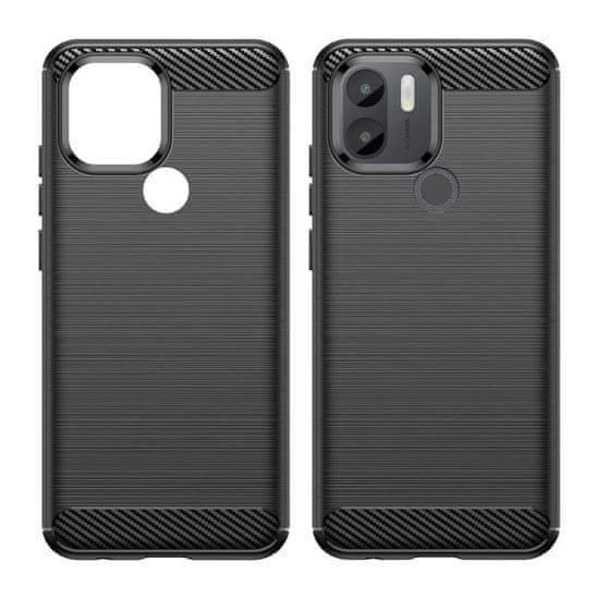 IZMAEL Carbon Shield TPU puzdro pre Xiaomi Redmi A1 Plus - Čierna KP24528