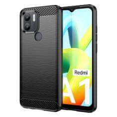 IZMAEL Carbon Shield TPU puzdro pre Xiaomi Redmi A1 Plus - Čierna KP24528