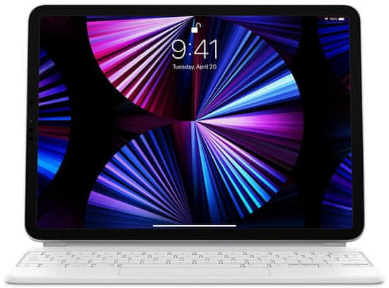 Apple ochranný kryt s klávesnicí Magic Keyboard pro iPad Pro 11" (3.gen)/ Air 10.9" (4.gen), CZ, (MJQJ3CZ/A)