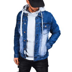 Dstreet Pánska bunda džínsová DINA modrá tx4365 L